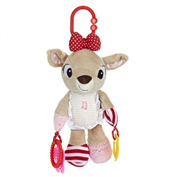 Nosed Reindeer Clarice On The Go Teether Developmental Activity Toy